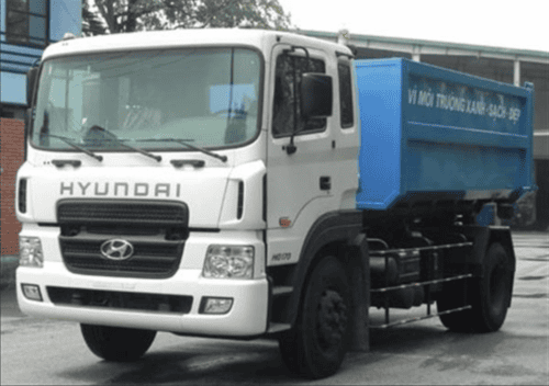 Xe Chở Rác Thùng Rời Hyundai 14 Khối