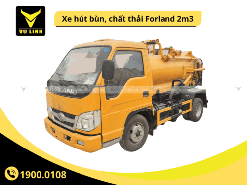 Xe Hút Bùn Chất Thải FORLAND 2 Khối