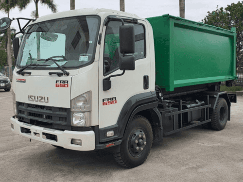 Xe Chở Rác Thùng Rời Isuzu 8 Khối Nhập Khẩu