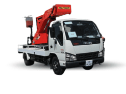 Xe Isuzu có rổ nâng cabin đơn 16m