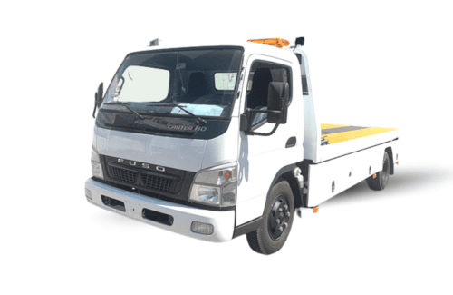 Xe cứu hộ giao thông Fuso sàn trượt