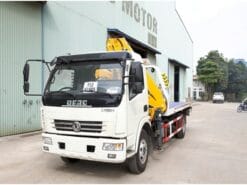 Xe cứu hộ Dongfeng sàn trượt cẩu gấp 5 tấn CSC5160TQZ3