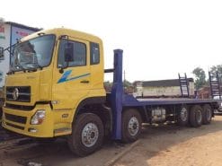 Xe nâng đầu chở máy công trình Dongfeng 5 chân