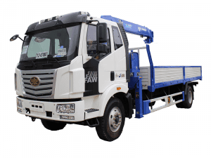 Xe tai Faw 4x2 gan cau tadano ZT500