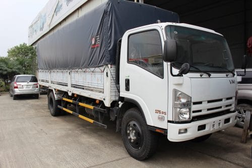 Xe tải thùng mui bạt Isuzu FN129