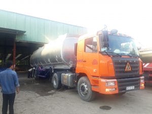 sơ mi rơ mooc chở xăng dầu nhôm