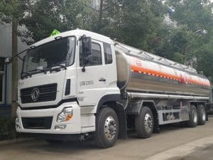 xe chở xăng dầu 4 chân dongfeng bồn hợp kim nhôm nhập khẩu nguyên chiếc