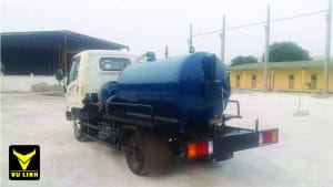 Xe hút bùn, hút chất thải hyundai N250
