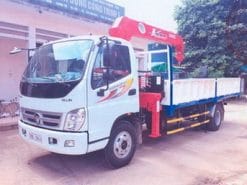 xe tải gắn cẩu Unic 3 tấn 5 đốt Thaco olin