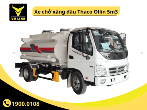 XE CHỞ XĂNG DẦU THACO OLLIN 5M3