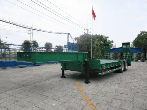 SƠ MI RƠ MOÓC CHỞ XE MÁY CÔNG TRÌNH 40 FEET 2 TRỤC J42-LA-01