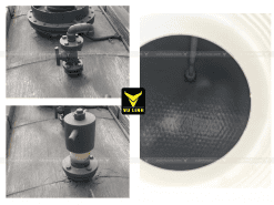 Hệ thống van xe chở hóa chất ( Axit axetic ) 18 khối Daewoo