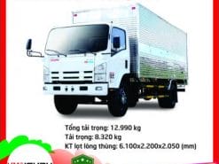 xe tải thùng kín Isuzu VM model FN129M4