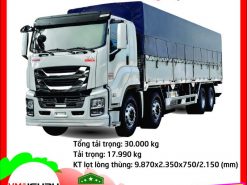xe tải thùng mui bạt Isuzu VM model GINGA370