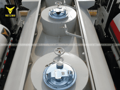 Nắp lẩu trên xe bồn chở xăng dầu ISUZU FVZ