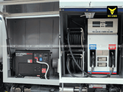 Hệ thống cấp lẻ xe chở xăng 6 khối Hyundai Mighty EX8