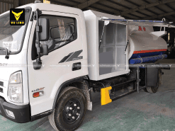 Phần bồn xe chở xăng 6 khối Hyundai Mighty EX8