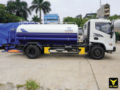 Phần bồn của xe phun nước tưới cây rửa đường Hyundai Mighty EX8 7 khối