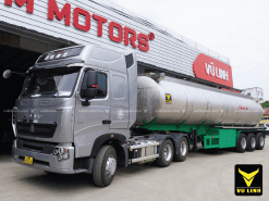 Sơ mi rơ mooc bồn chở methanol 40 khối kèm đầu kéo HOWO