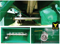 Hệ thống van nạp xả của sơ mi rơ mooc bồn chở methanol 40 khối