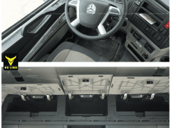 Nội thất xe xi téc chở xăng dầu HOWO 22 khối