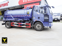 Xe hút bùn hút chất thải FAW 8 khối