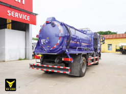 Xe hút bùn hút chất thải FAW 8 khối