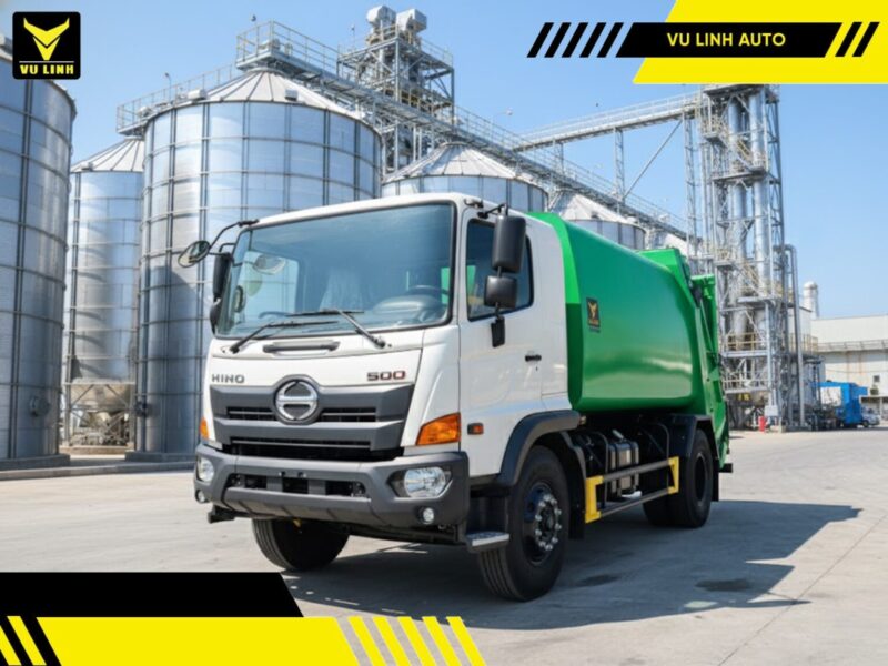 Xe Ép Rác Hino FG 14 Khối