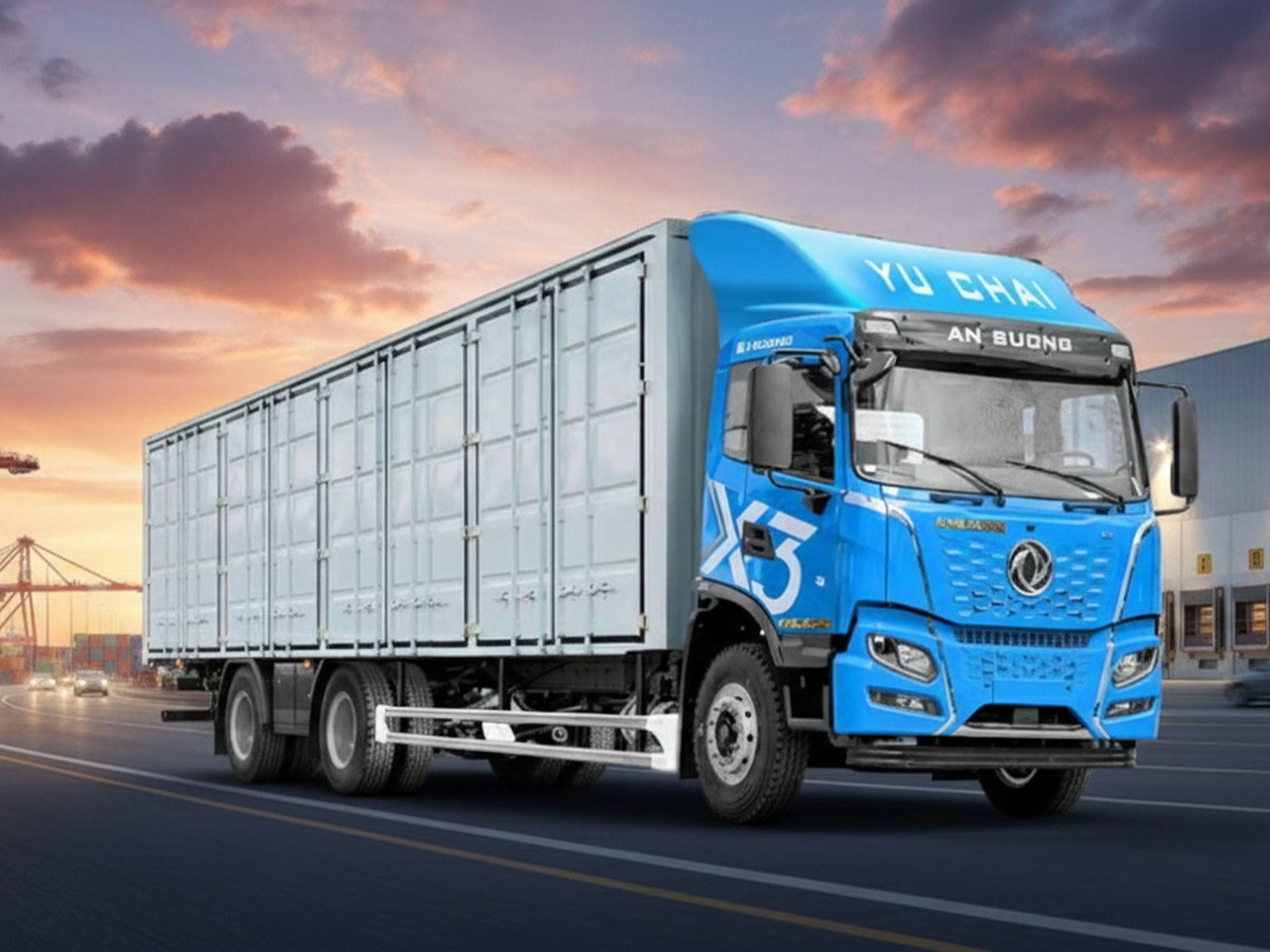 Xe chở cám Chenglong 8x4 bồn 26 khối bơm ShinMaywa