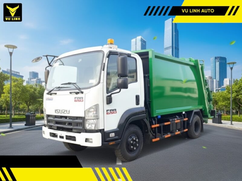 Xe ép rác Isuzu 9 khối FRR90HE5 Euro 5
