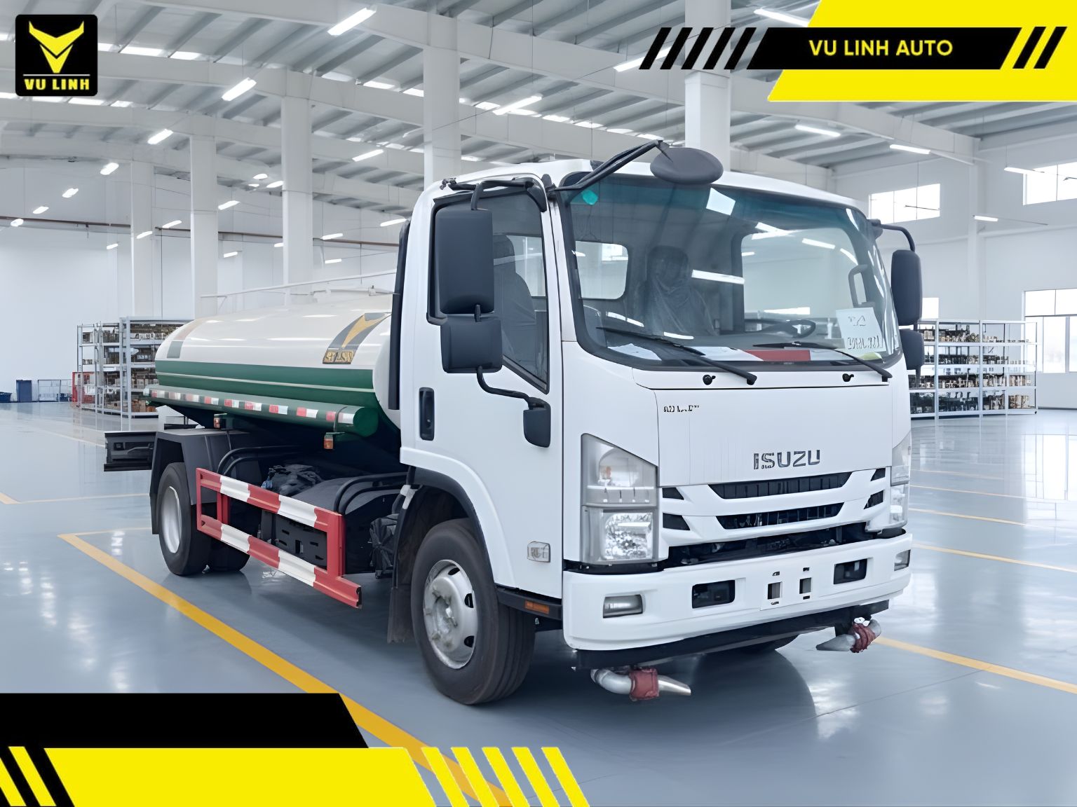 Ô tô xi téc phun nước Isuzu