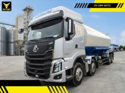 Xe Chở Cám Chenglong 8x4 Thổi Khí 28 Khối Bơm ShinMaywa