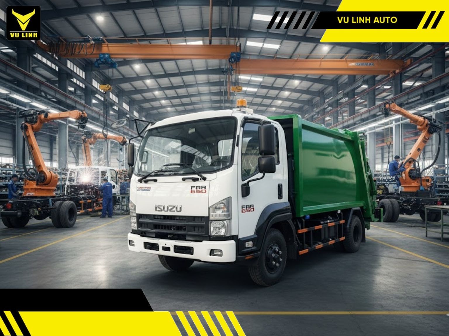 Xe Ép Rác Isuzu 9 Khối FRR90HE5 Euro 5 Thùng Inox 1 Xe Ép Rác Isuzu 9 Khối FRR90HE5 Euro 5 Thùng Inox