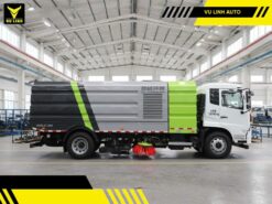 Xe Quét Rửa Đường Zoomlion 7 Khối Bồn Nước 10 Khối