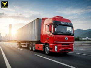 xe dau keo dongfeng x9 container