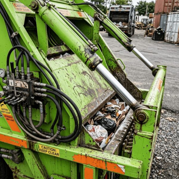 xe cuốn ép rác mini lựa chọn tối ưu cho khu dân cư với hệ thống ép thủy lực