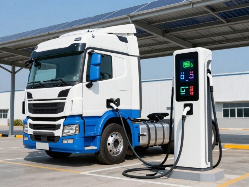 Xe đầu kéo điện cho vận tải đường dài: Đã đủ thay thế xe dầu truyền thống chưa? 2 xe dau keo dien van tai duong dai da du thay the 2