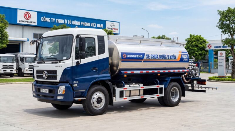 Xe Phun Nước Rửa Đường 9 Khối Dongfeng: Bảng Giá 2026 & Hiệu Quả Vận Hành 1 xe phun nuoc rua duong 9 khoi dongfeng bang gia 2026 hieu qua van hanh 1