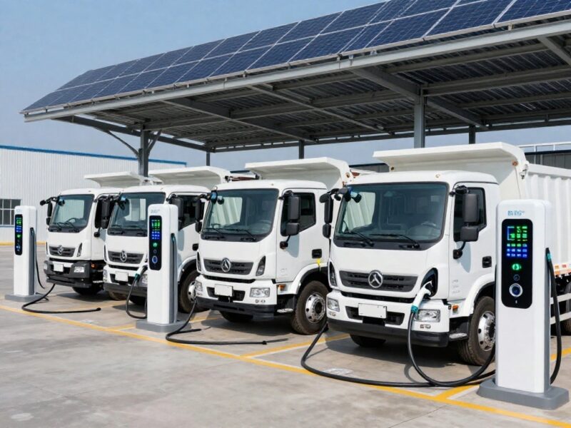 xe tai dien hang nang trong nganh xi mang vat lieu co hoi giam phat thai chi phi van hanh 3