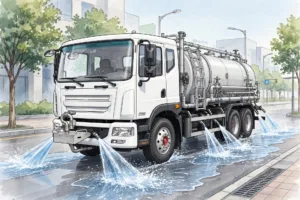 Anh minh hoa xe phun nuoc rua duong Dongfeng 6 khoi